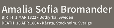 Amalia Sofia Bromander