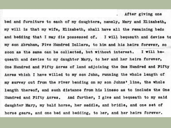 How Elizabeth Blessing’s Inheritance Was Stolen (Part&nbsp;2)